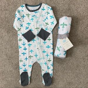 Cloud Island Sleeper and Towel Set